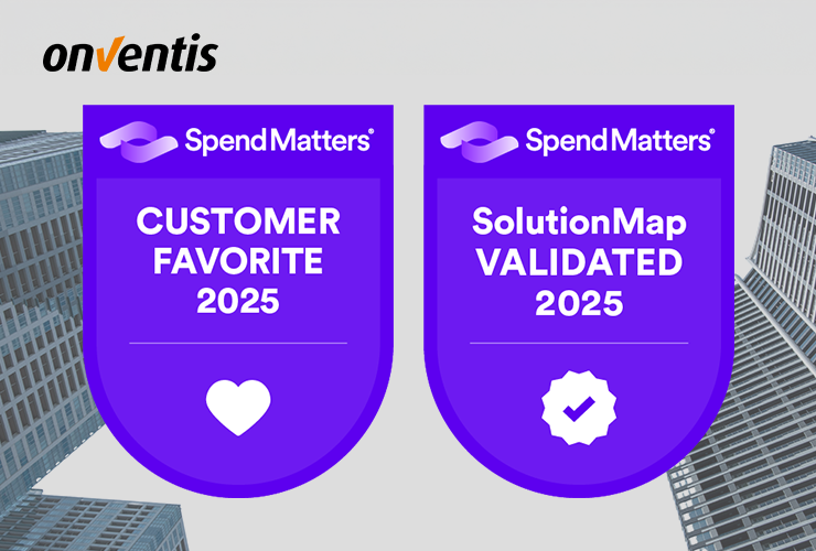 Onventis Earns Double Recognition in Spend Matters Spring 2025 SolutionMap